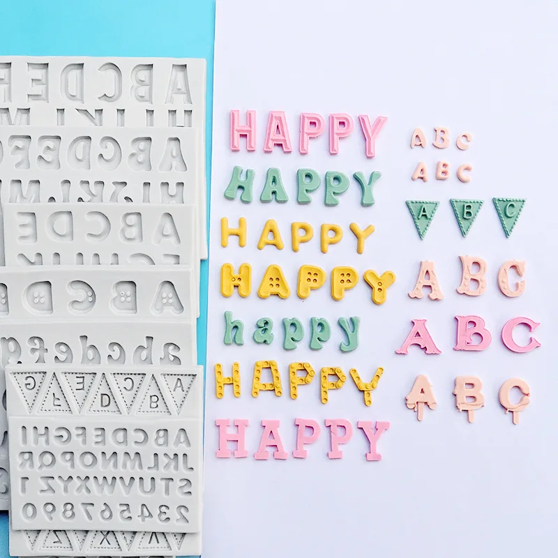 Силиконовая форма для шоколада 26 букв английского алфавита конфет батончик