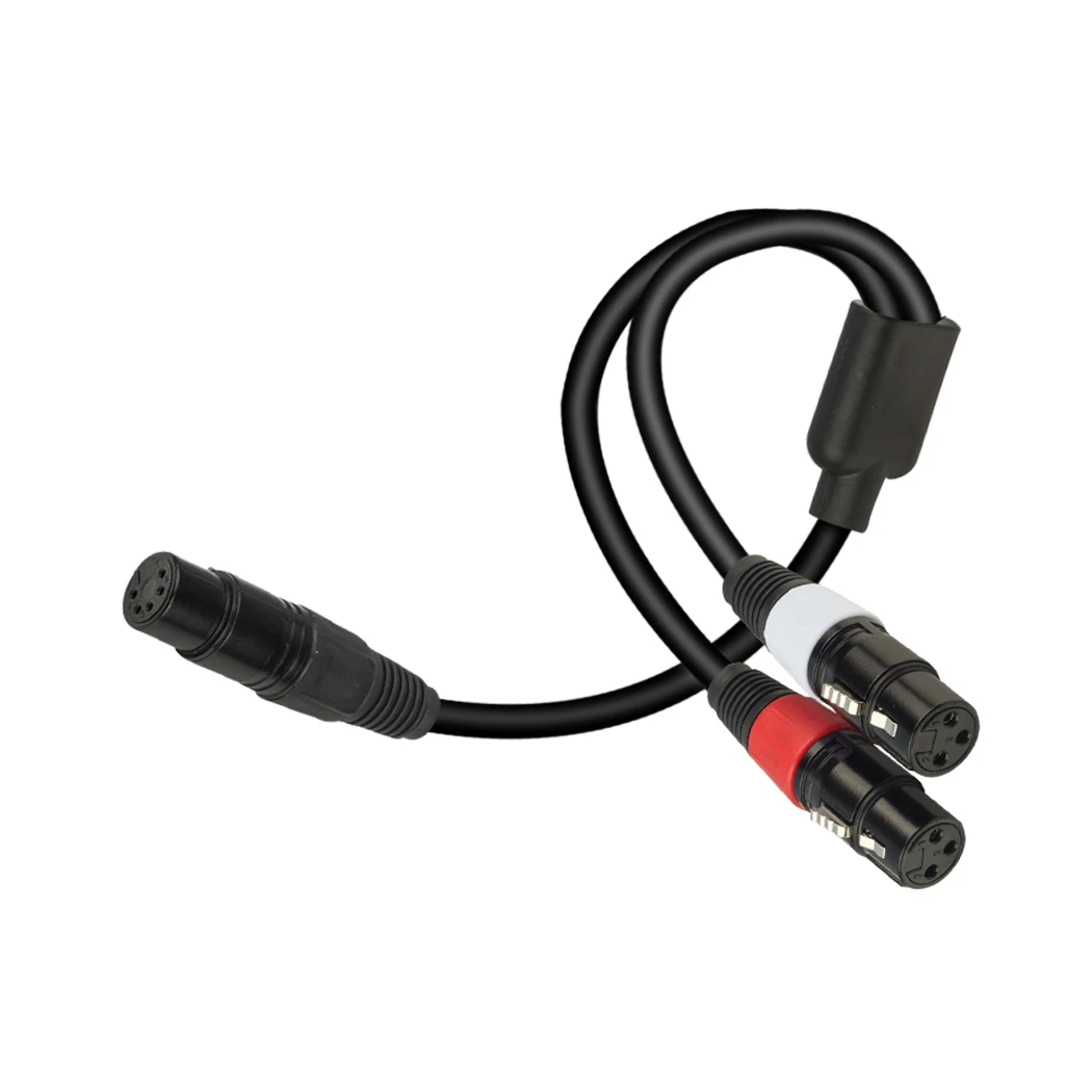 0.5 м аудио кабель XLR 5-контактный - 3-контактный