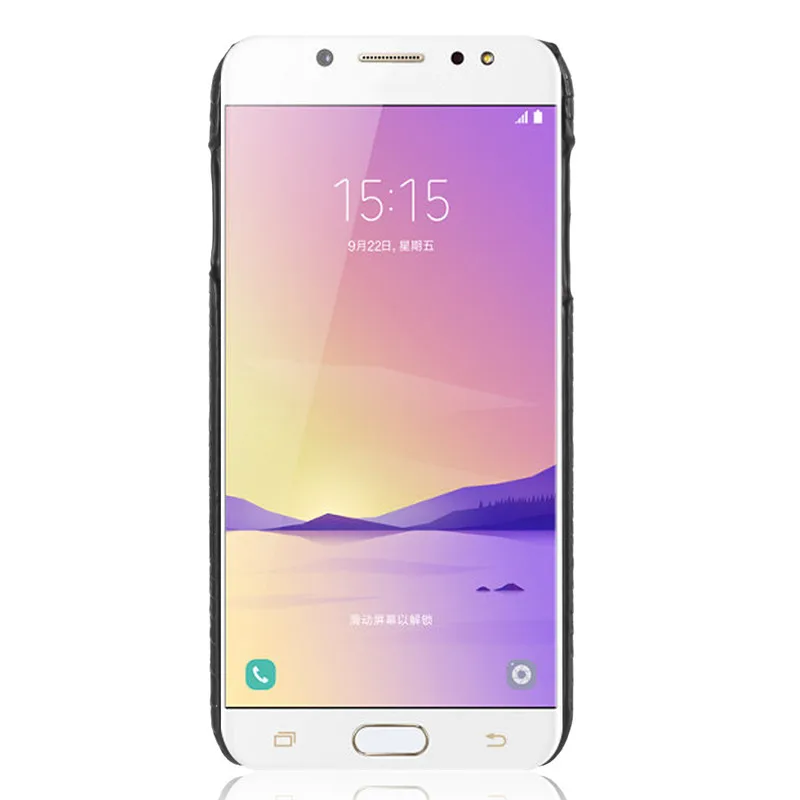 Для samsung Galaxy C7 2017 чехол Чехол Роскошный для телефона из искусственной кожи SM-C7100