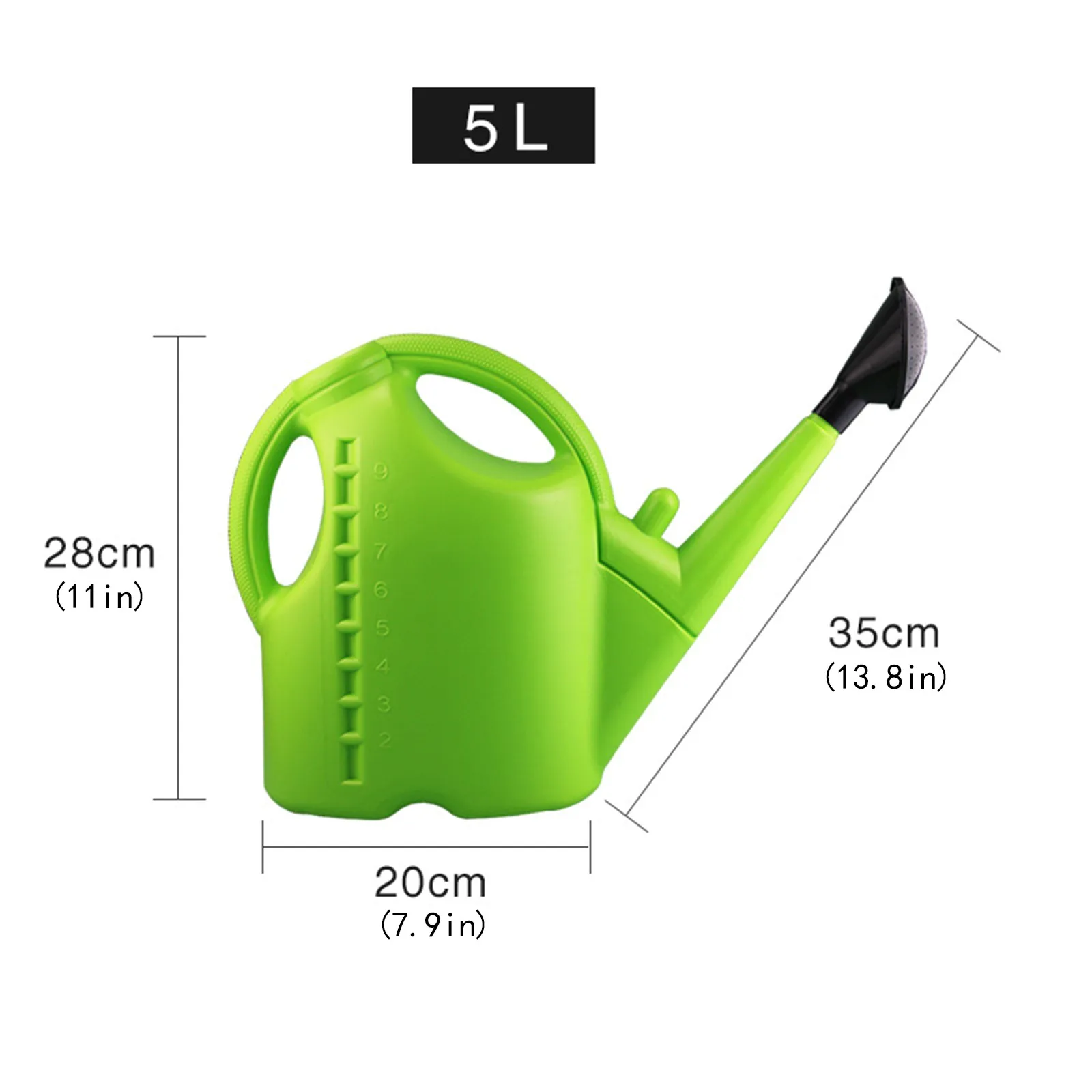 

35x30x6.5 Garden Tool Watering Can Plastic Water Cans Large Capacity Long Mouth Thickened Watering Kettle Outdoor Irrigation Jug