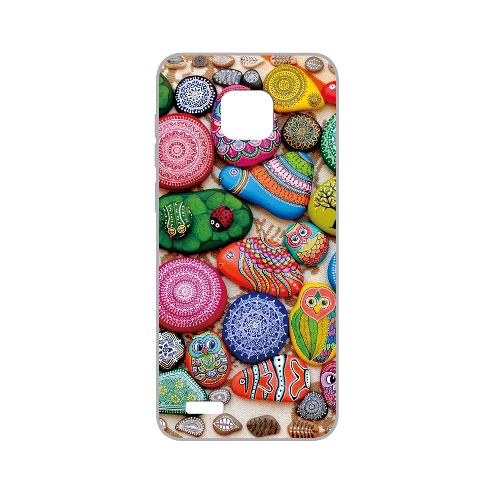 32 GUCOON Silicone Cover for Ulefone Note 7 S11 6.1inch Case Soft TPU Protective Phone Case Cartoon Wolf Flower Cat Bumper Shell - Цвет: 32