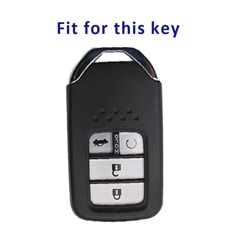 Чехол для ключа дистанционного управления из кожи и ТПУ Honda 2017 2018 2019 2020 CRV Pilot Accord