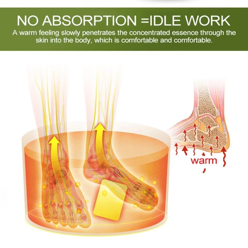 

20pcs/box Ginger Extract Foot Bath Powder Chinese Natural Plants Herbal Foot Bath Spa Bubble Foot Clearing Damp Feet Treatment