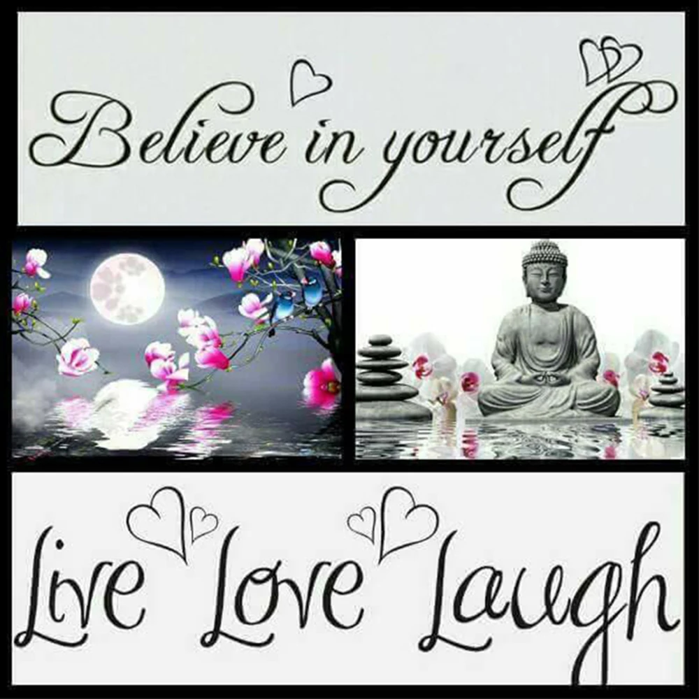 Алмазная 5D Вышивка Стразы картина из квадратных/круглых страз Будда буддизм