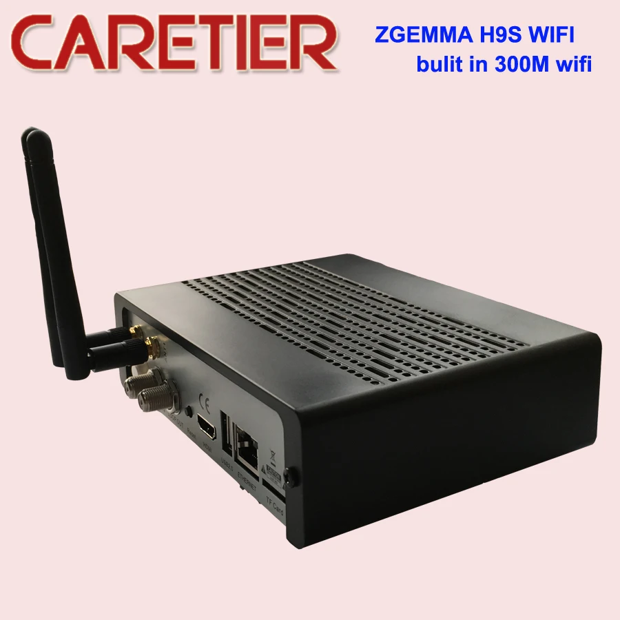 Супер ZGEMMA H9S 4K UHD tv Box H.265/HEVC поддержка QT Stalker IP tv один DVB-S2X спутниковый тюнер