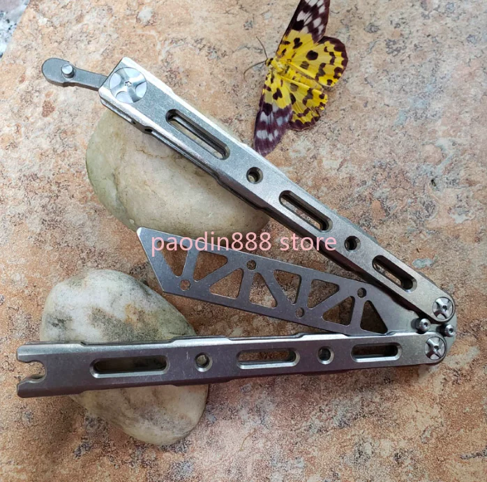 С одной BM 87 BM87 Бабочка нож для тренера шариковый подшипник D2 лезвие Титан ручка