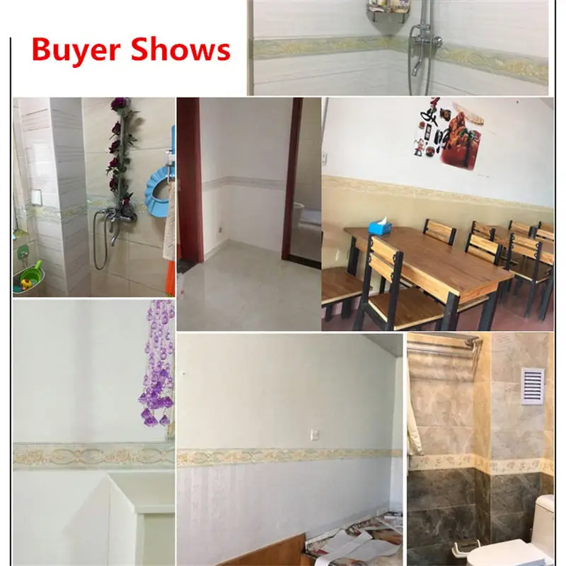 Самоклеющийся плинтус для стен Стикеры границ Гостиная кухни ванной спальни