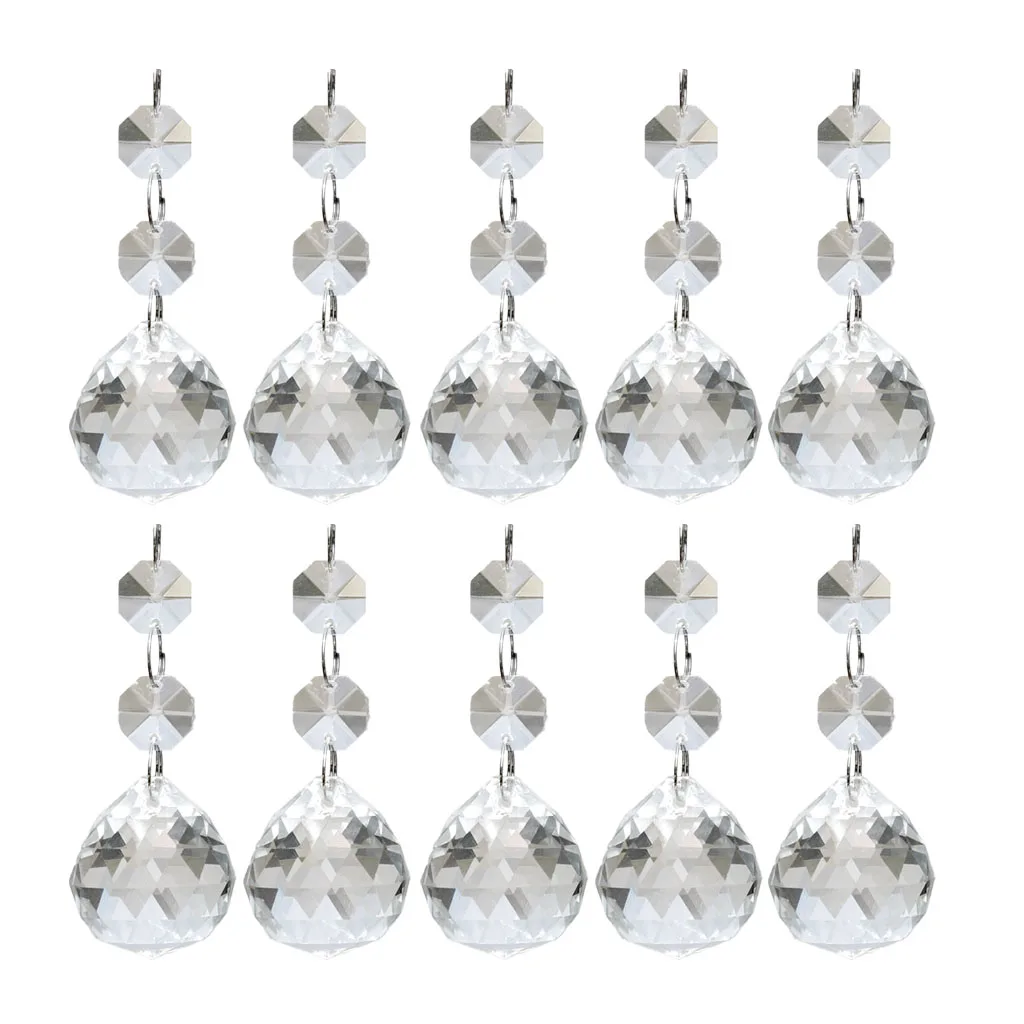 

Teardrop Chandelier Crystal Pendant Home Decor Lamp Chain Garland,20mm,10Pc