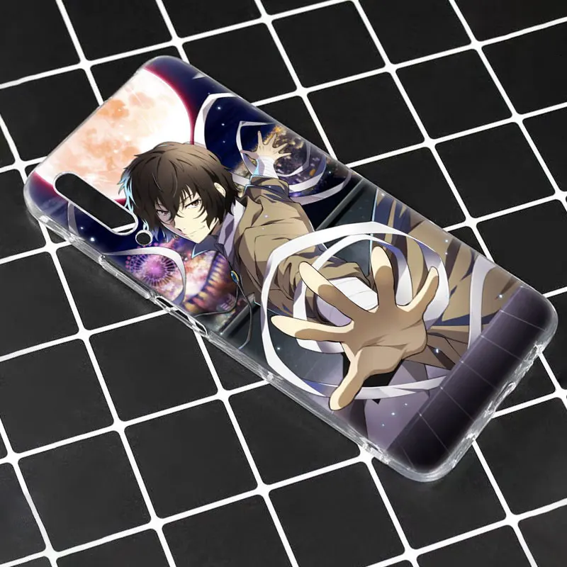 Силиконовый чехол с аниме бродячие псы дазай Осаму для Huawei Honor 20 20i 10i 10 9 8 Lite 9X 8X 8A 8S