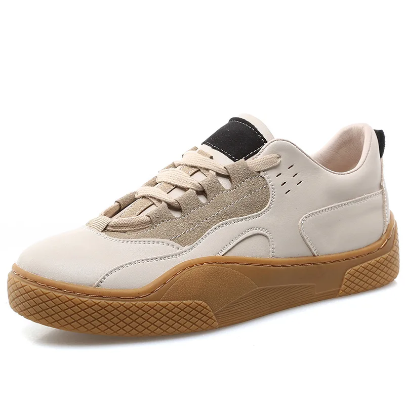 

Mixed Colors Casual Woman Shoe Wedge Basket 2021 Female Footwear Round Toe British Style Modis Comfortable Sports Dress New Smal