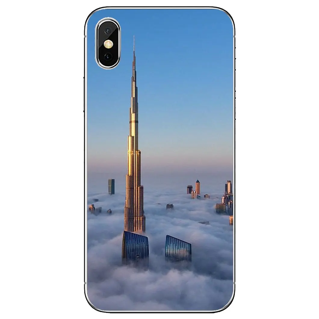 Мягкие чехлы для Sony Xperia XA Z3 Z5 XZ1 XZ2 Z Z1 Z2 compact M2 M4 M5 C4 C6 E3 T3 Burj-Khalifa-Tower-building-Dubai |