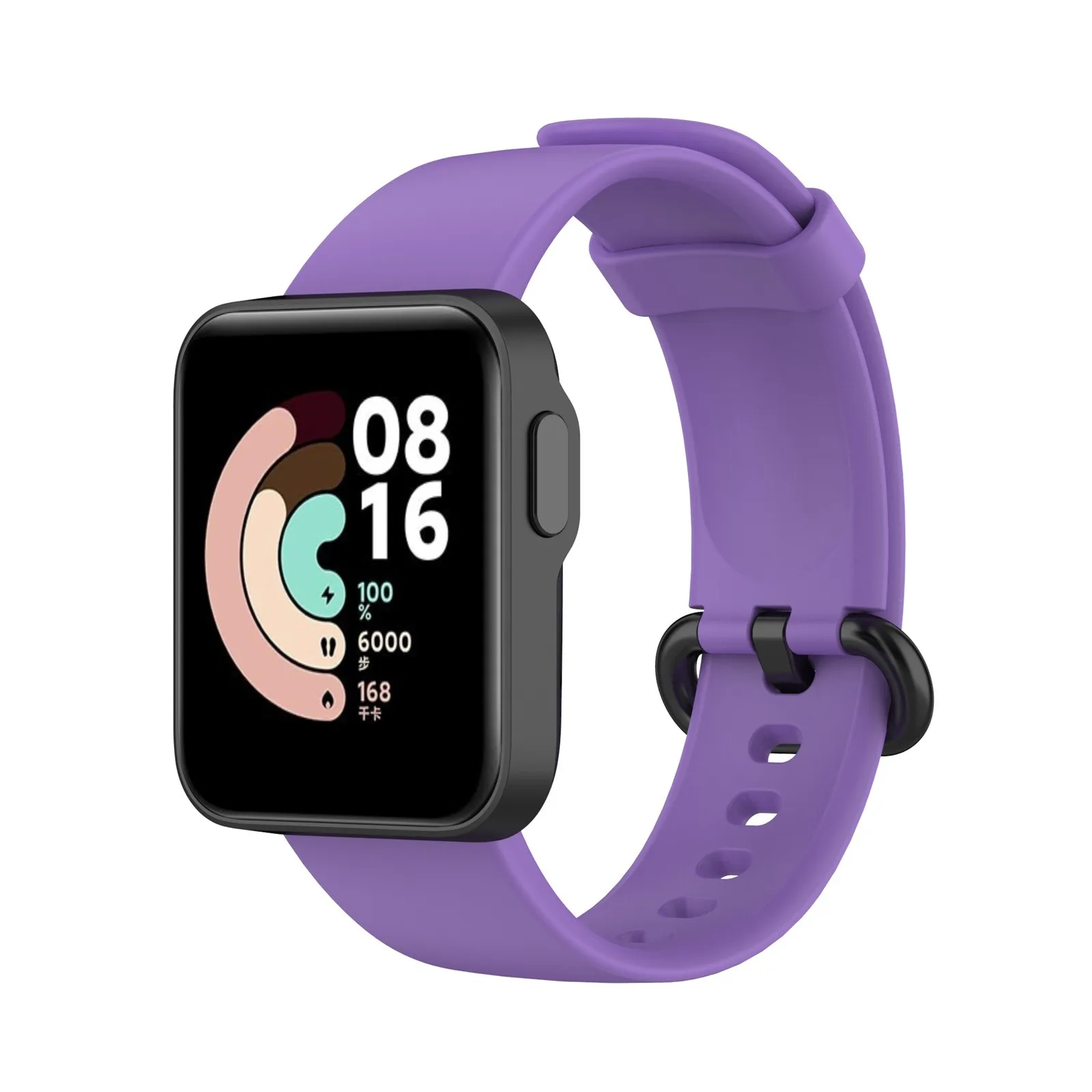 Ремешок силиконовый однотонный для Xiaomi Mi Watch Lite | Наручные часы