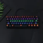 Цветная механическая клавиатура с USB-кабелем, игровая клавиатура нового типа со светодиодной подсветкой для низкопрофильной механической клавиатуры