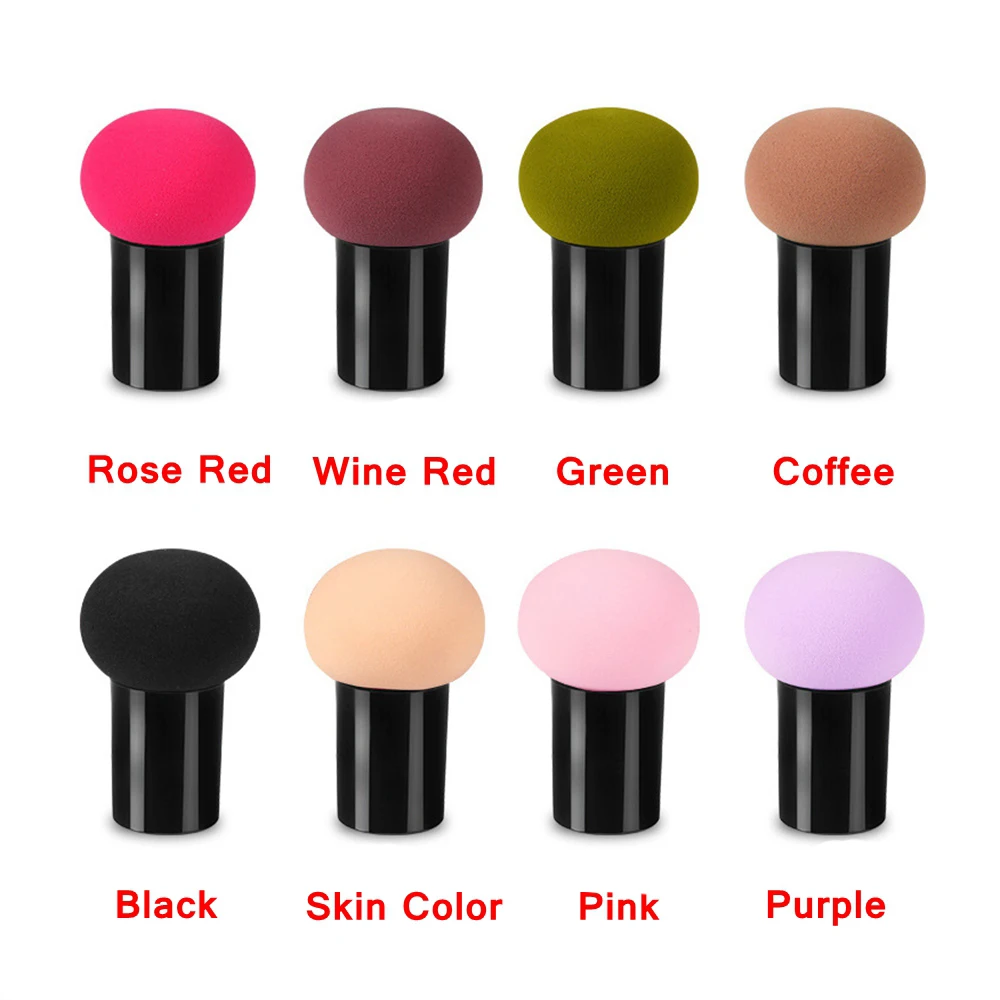 2020 Hot Sale 1PC Mushroom Head Facial Makeup Sponge Puff Mixed Facial Foundation Dry and Wet Cosmetic Beauty Tool