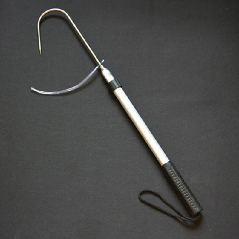 Выдвижные рыболовные снасти Gaff острые крючки с мягкой ручкой ручка для губ