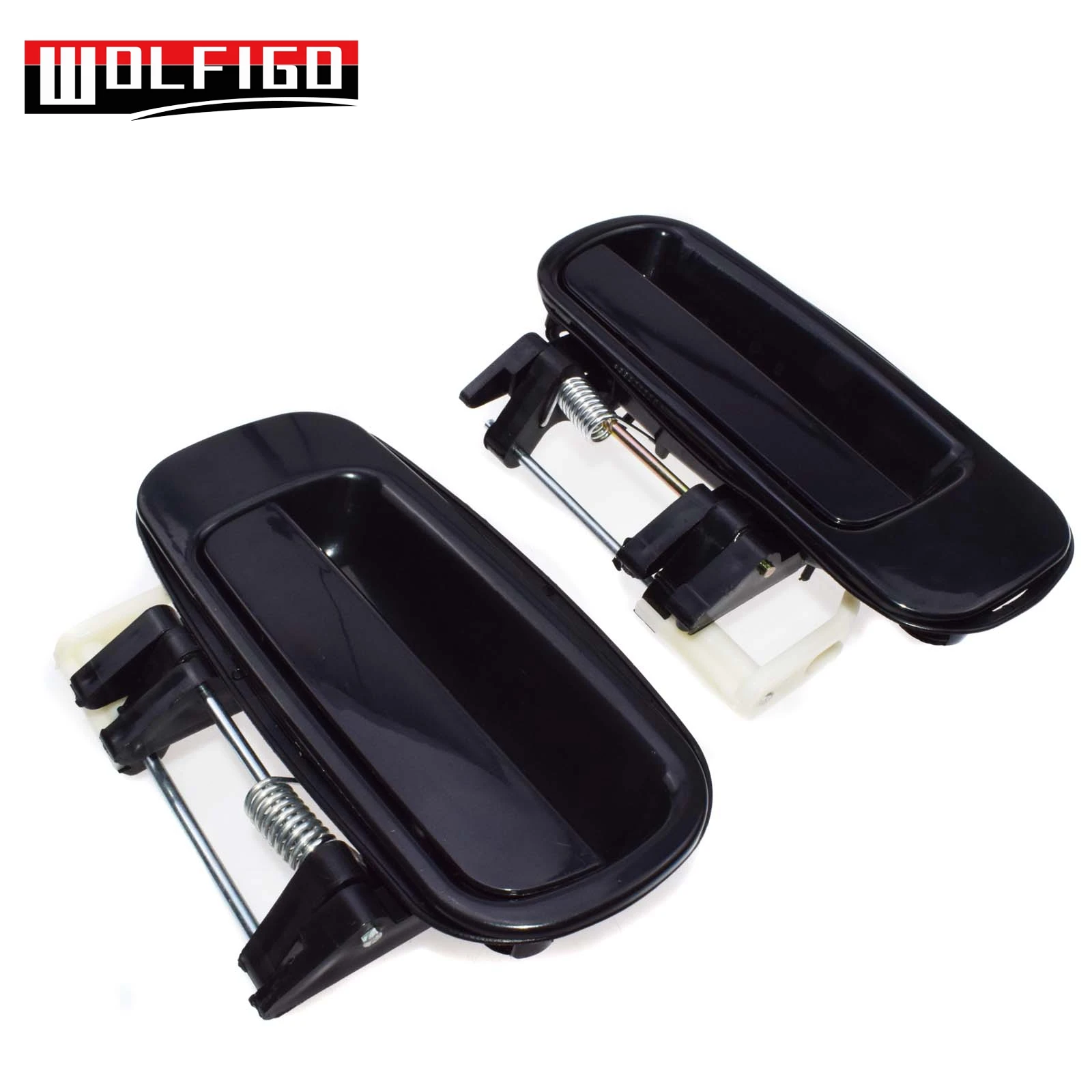 WOLFIGO пара новых Бежевых/черных/белых наружных дверных ручек левый и правый