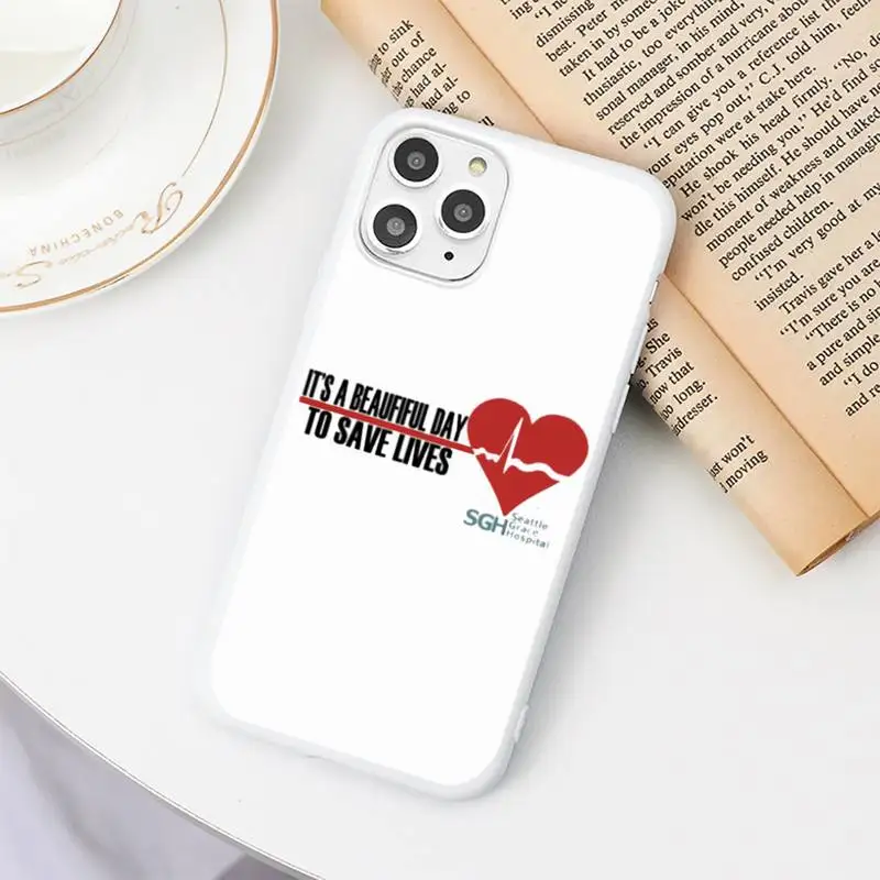 

Grey Is Anatomy TV Show friend Phone Case Candy Color for iPhone 6 6S 7 8 11 12 XS X SE 2020 XR mini pro Plus MAX funda