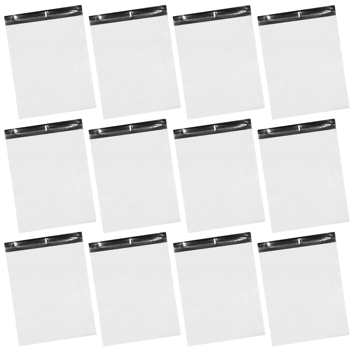 

100Pcs Thickened Express Pouch Waterproof Package Bag Storage Pouch (White)