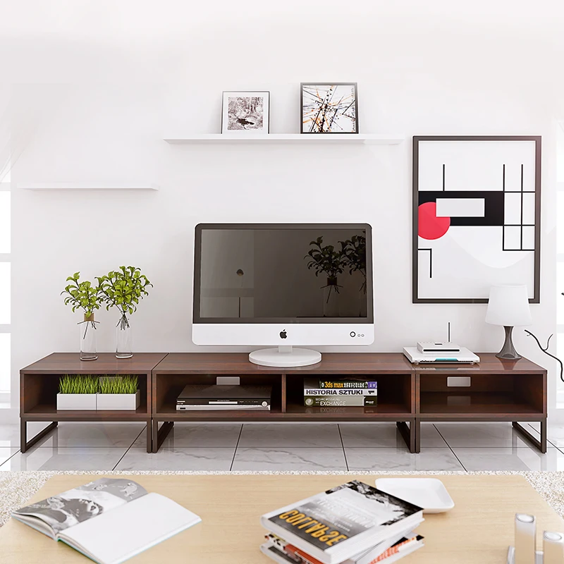 

Modern TV Cabinet Tea Tabl Personality Coffee Table Mesas De Centro Minimalist Salontafel Couchtisch Living Room Wooden Table