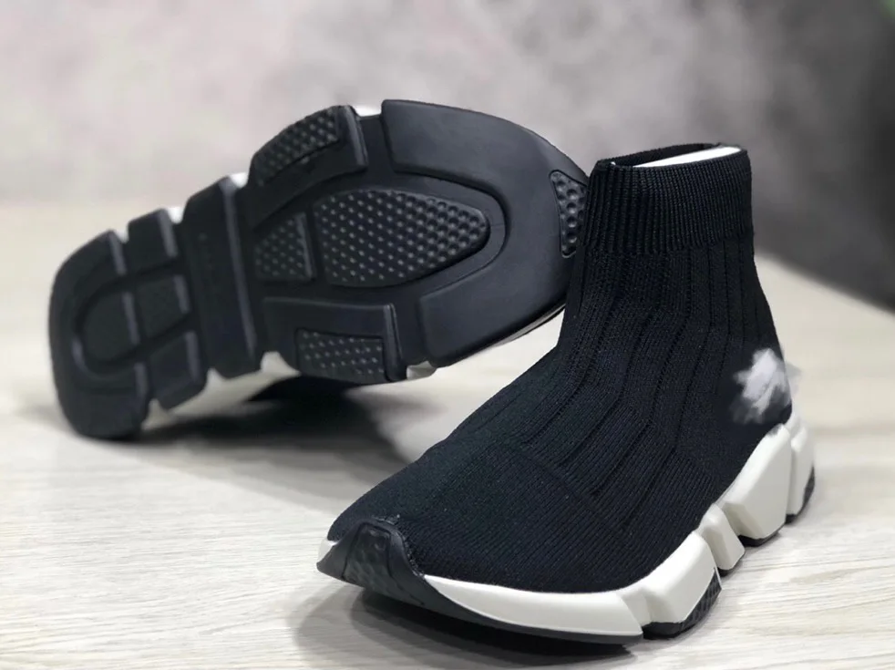 

2020 new Classic kids designer shoes High elasticity anti-skid Soft bottom baby shoes Boy girl chaussure Set foot Socks shoes