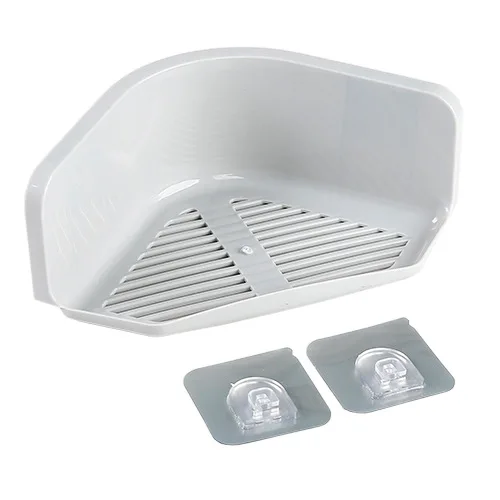 Угловая полка для душа настенный держатель без дрели органайзер хранения