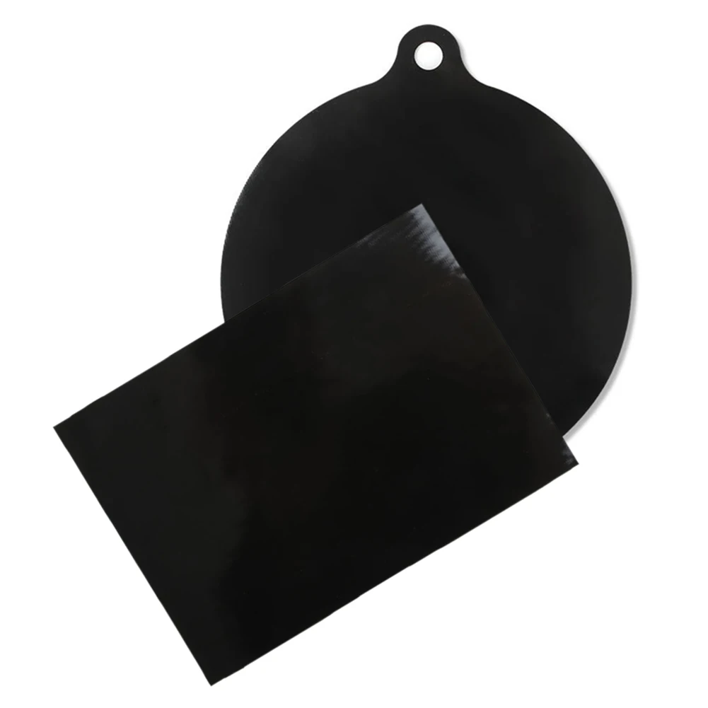 Silicone Induction Cooktop Mat Protector Round/Square Heat Insulated Pad Kitchen Protective Insulation Black Hot Pot | Дом и сад