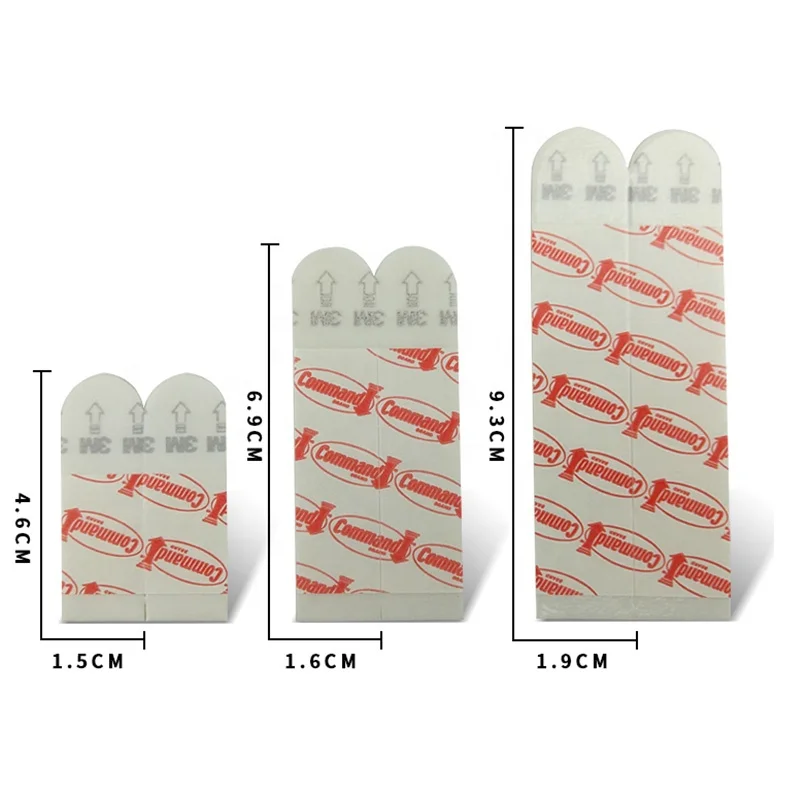 3 м без повреждений команда Двухсторонняя клейкая фото Висячие полоски средней 36