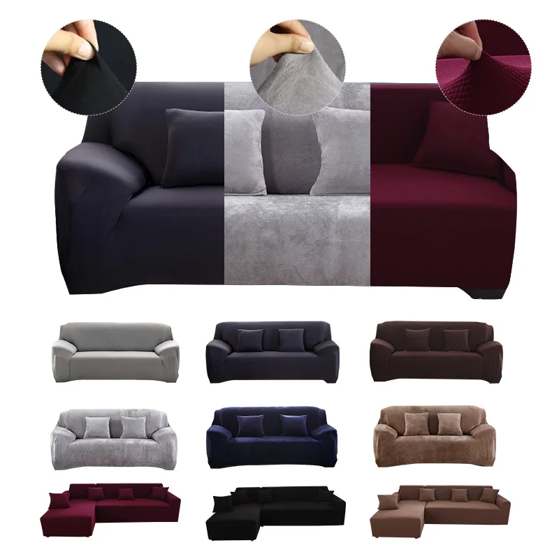 

Modern High Quality Stretchable Elastic Sofa Cover for Living Room L Shape Spandex Sofa Cover Adjustable Covers for Corner Sofa