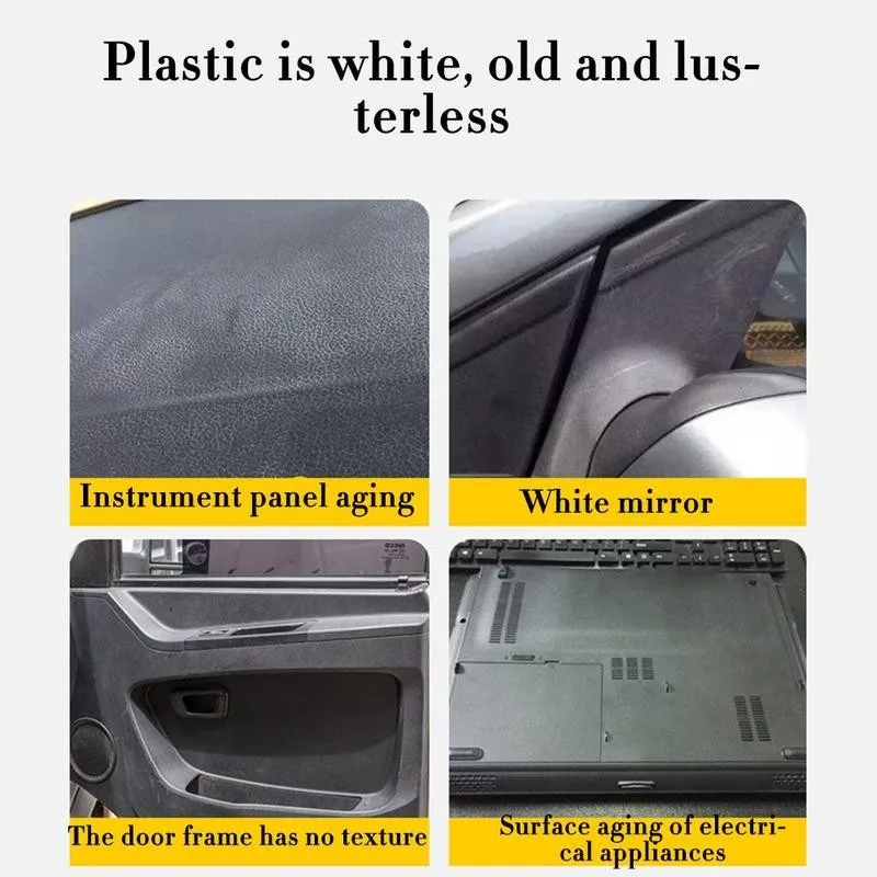 

60ml Plastic Parts Retreading Agent Refurbishing Agent Coating Paste Maintenance Automotive Interior Plastic Part Car Cleaner
