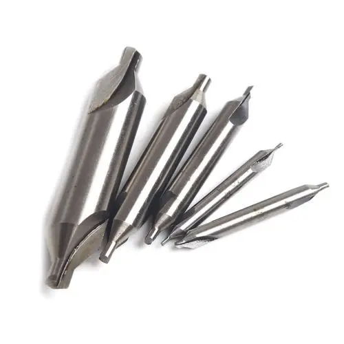 5 шт. 1/8 &quot3/16&quot 1/4 &quot5/16&quot 3/8 &quotHSS комбинированный центр сверла зенковки биты