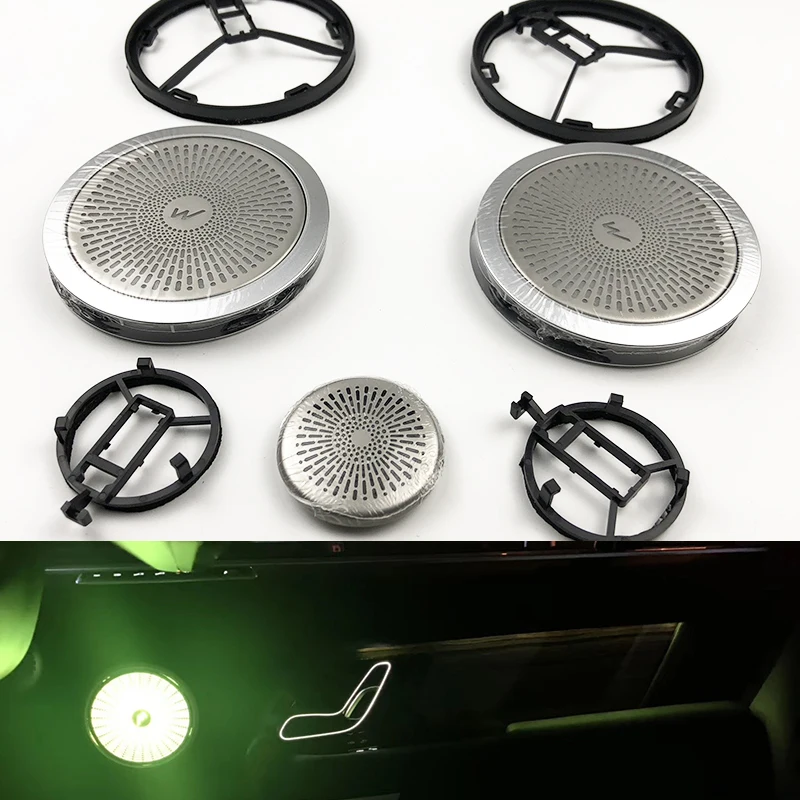 

Подходит для Range Rover Vogue sport 2014-2020, светодиодный динамик, окружающий светильник, 10 цветов, атмосферсветильник, автомобильное светодиодное укр...