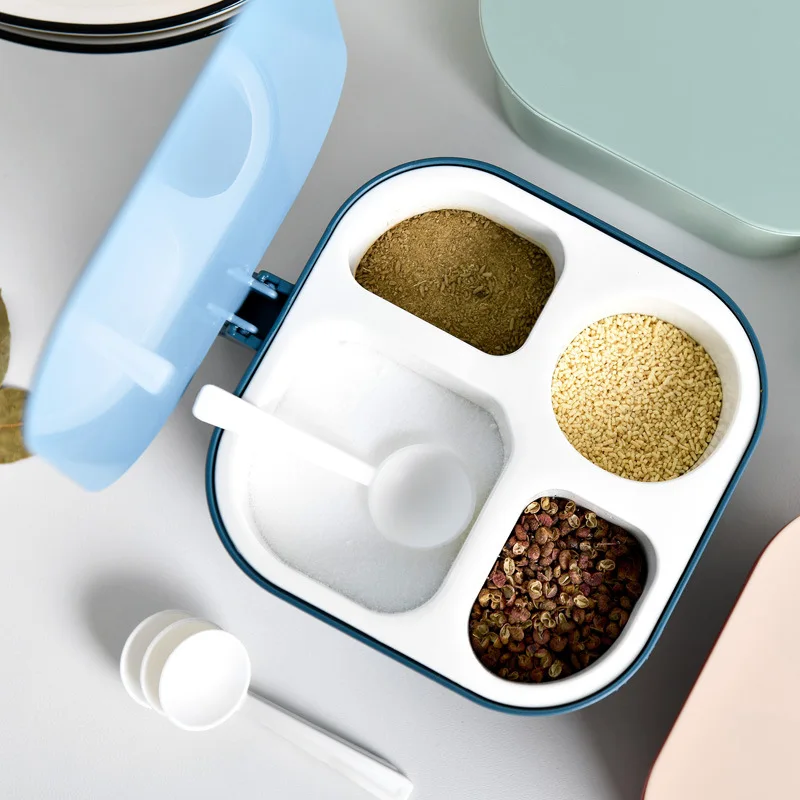 4 в 1 коробка для приправ порошка тмина инструменты соли шейкер сахарная банка