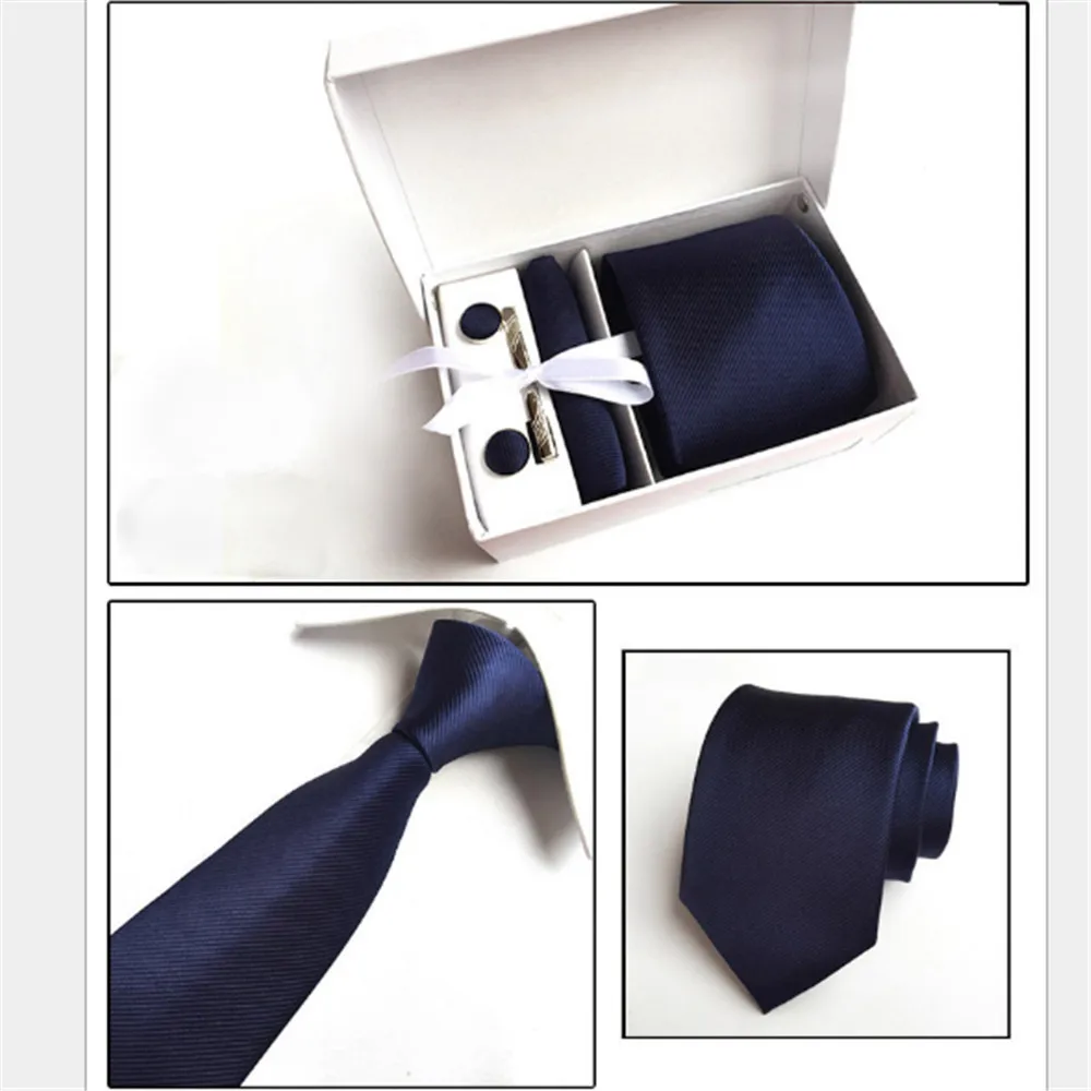 

New Plaid Men Ties Set Extra Long Size 146cm*8cm Necktie Fashion Stripe Jacquard Woven Neck Tie Suit Wedding Party