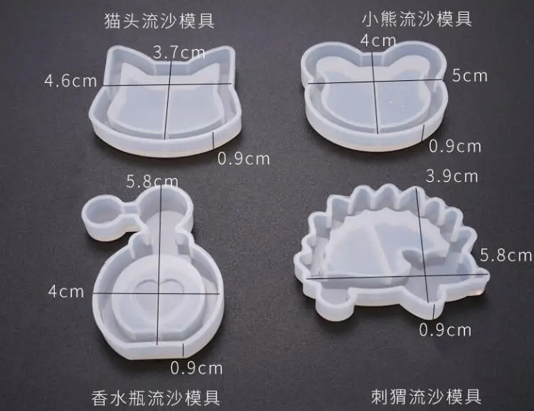 1 шт. креативная силиконовая форма мультяшная анимальная мельница впрыска воды