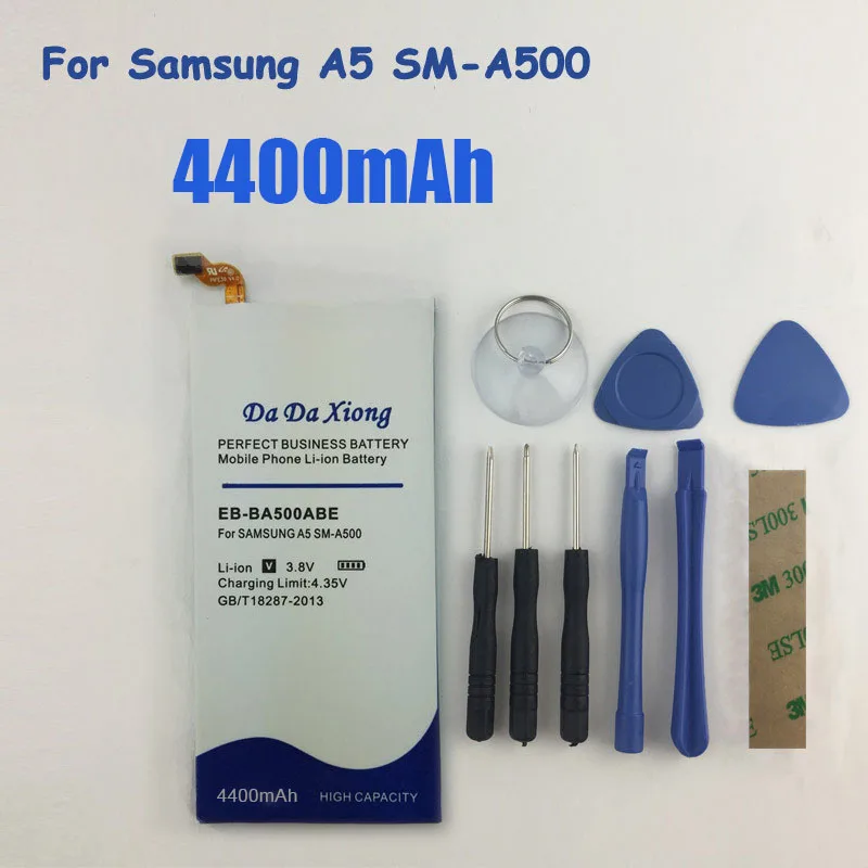 Бесплатная доставка аккумулятор 4400 мАч для Samsung Galaxy A5 2015 A5000 A5009 EB BA500ABE A500FA500H A500K SM