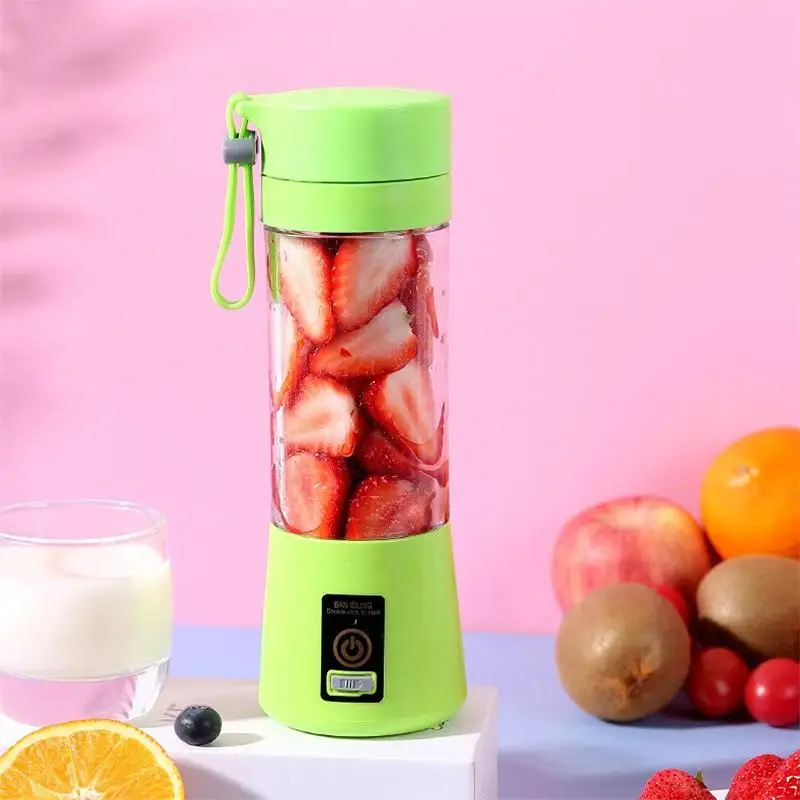 MINI taza de jugo port&aacute;til USB, exprimidor recargable de frutas para exteriores, taza port&aacute;til de jugo, taza de jugo para oficina-4