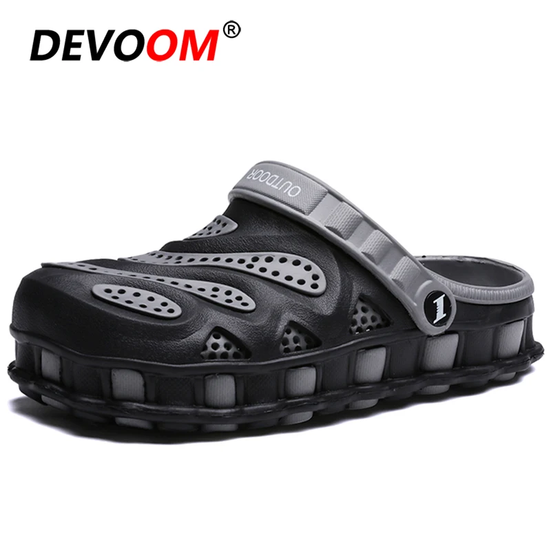 Summer Sneakers Slippers Men 2020 Beach Sandals Clogs Garden Shoes Outdoor Slip On Footwear Sport Male Jelly | Спорт и развлечения