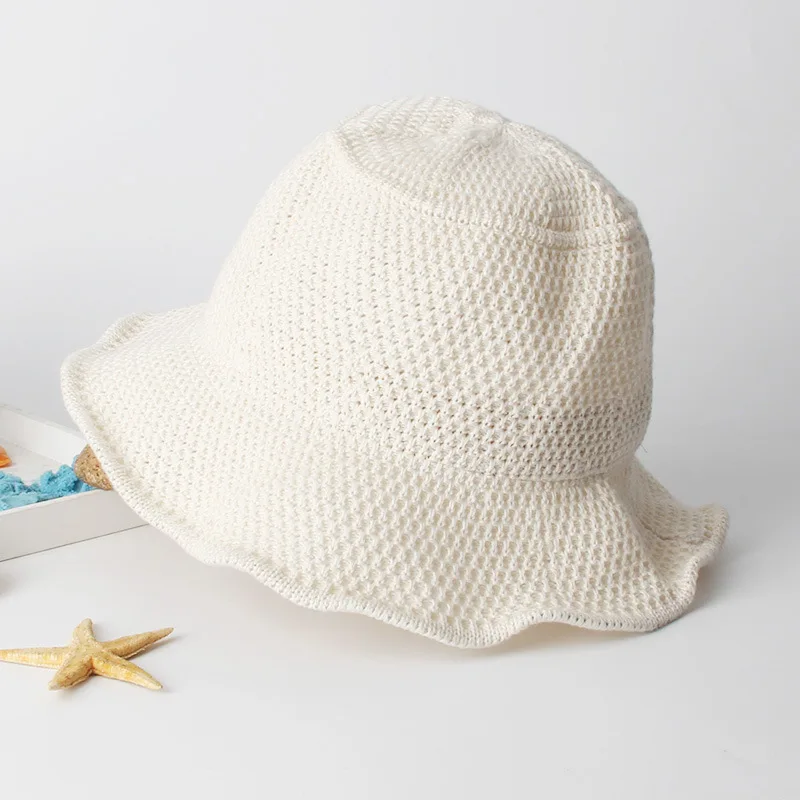 Корейские летние складной соломенная шляпа Для женщин вязаная Панама Шапки