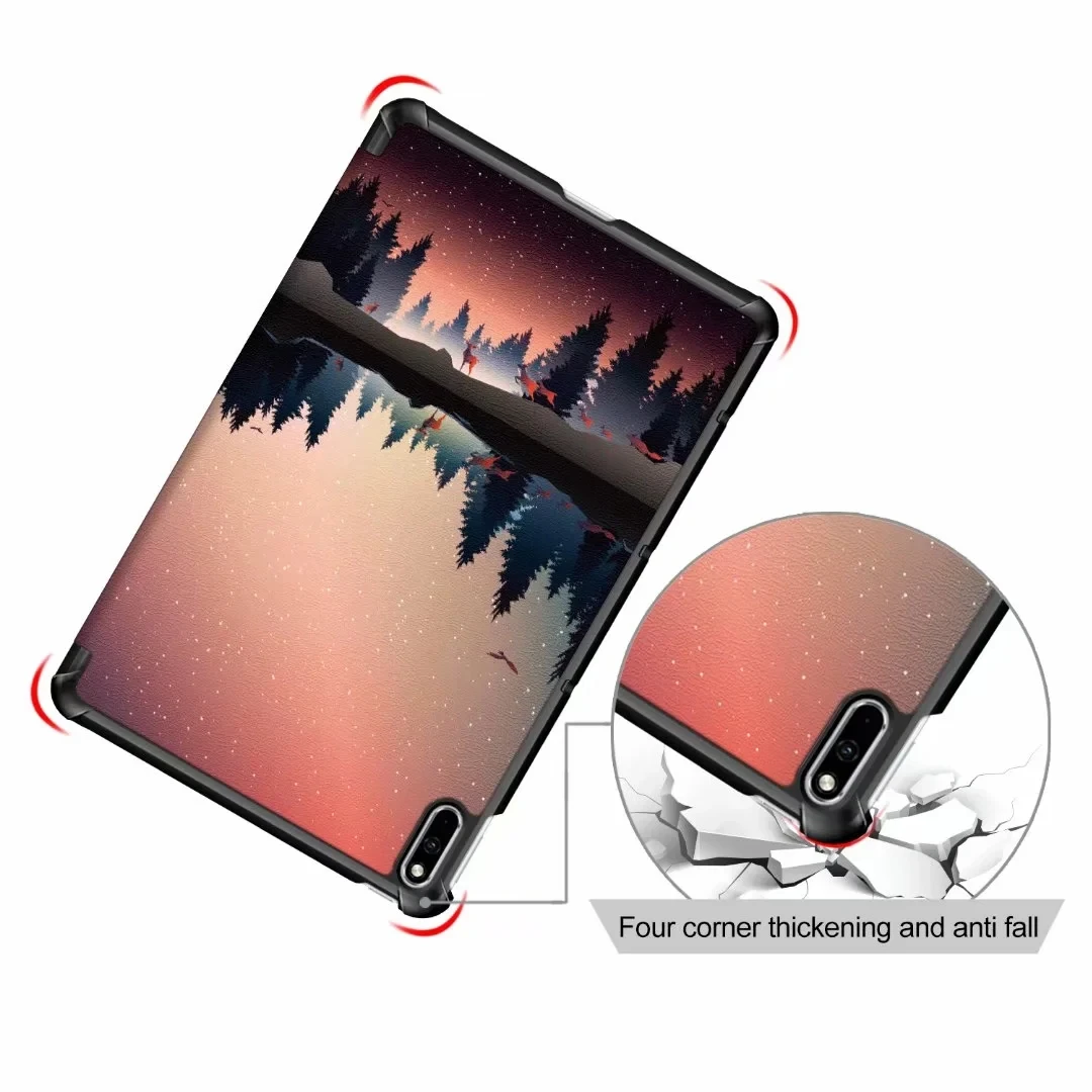 Чехол для планшета Huawei MatePad 10 4 BAH3 W09 AL00 тонкий чехол из искусственной кожи Honor V6
