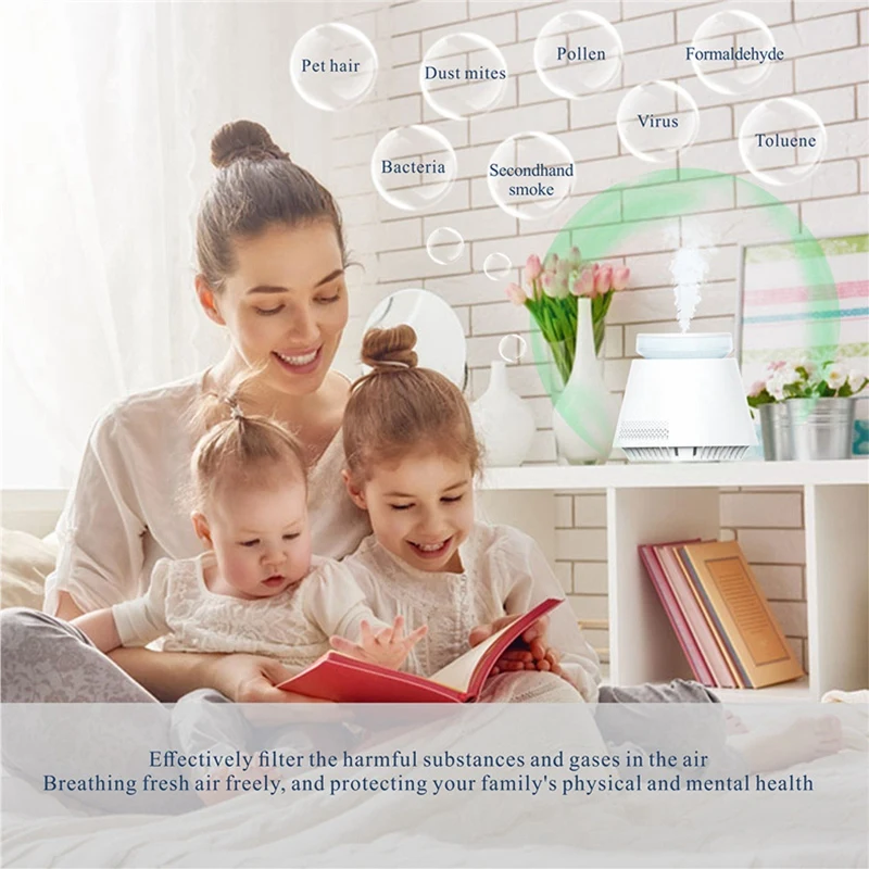 

Humidifier 240ML Aroma Essential Oil Diffuser for Home Car USB Fogger Mist Make 2 in 1 Water Cooling Natural Air Humid