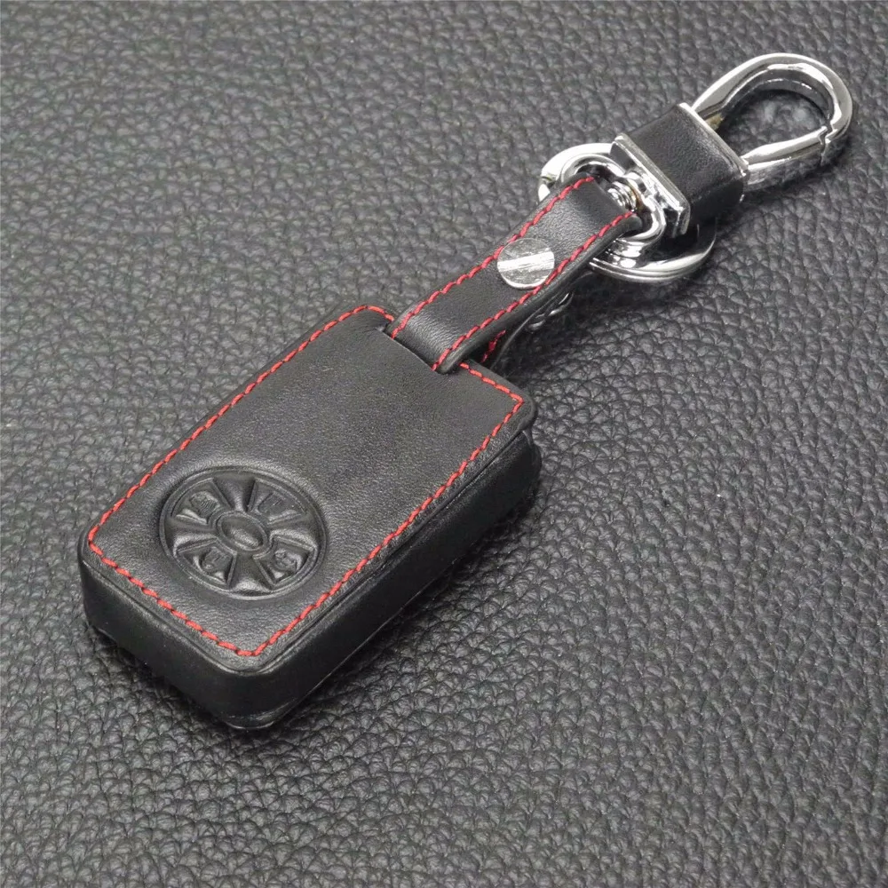 Кожаный чехол для ключей автомобиля для Toyota RAV4 2009 10 2011 RAV 4 Yaris eliz 4 кнопки умный пульт дистанционного управления Fob чехол Брелок защитная сумка