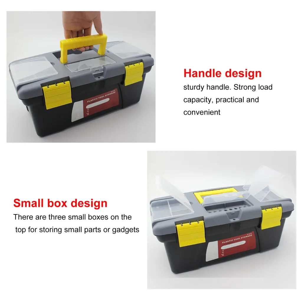 Portable S/M/L Size Plastic Hardware Toolbox Household Multifunction Maintenance Car Storage Box Anti-fall | Инструменты
