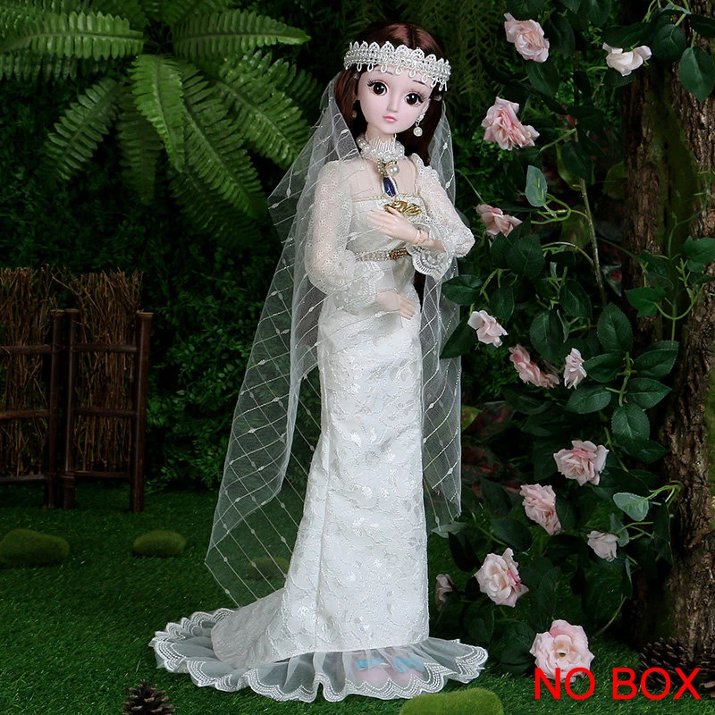 Delia(No Box) 60 см Модная Кукла для девочек игрушка с одеждой и обувью Simul пластиковые Соединенные DIY умный большой принцесса кукла королева набор подарок на день рождения для девочек - Цвет: Delia(No Box)