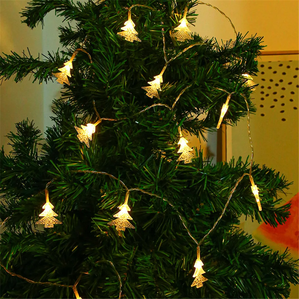 

3/4.5/6/7/10m LED Lights String Battery Powered Lamp for Festival Party Garland Outdoor Patio Wedding Christmas Tree Decoration