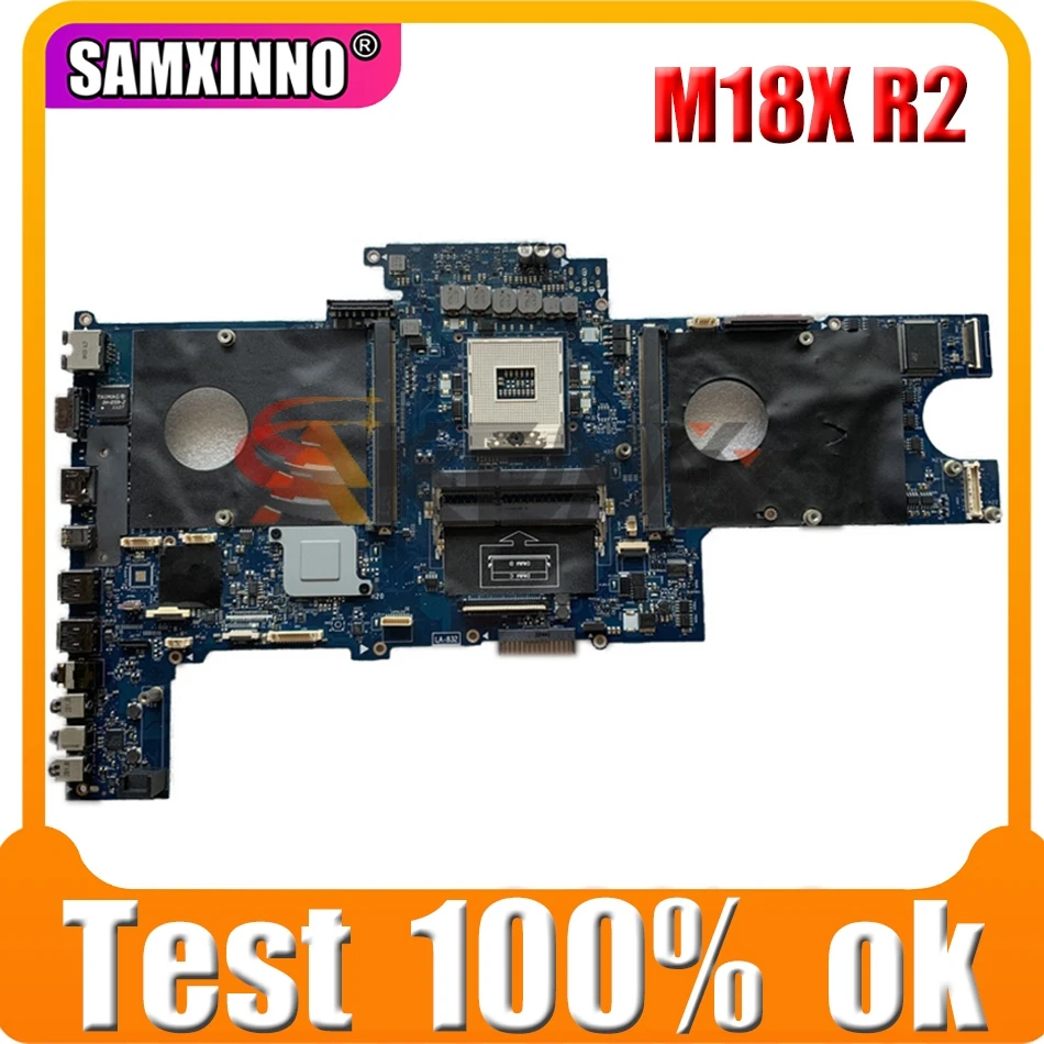

Оригинальная материнская плата для ноутбука DELL Alienware M18X R2 SLJ8C ainboard CN-0GRP9C 0GRP9C LA-8321P HM77