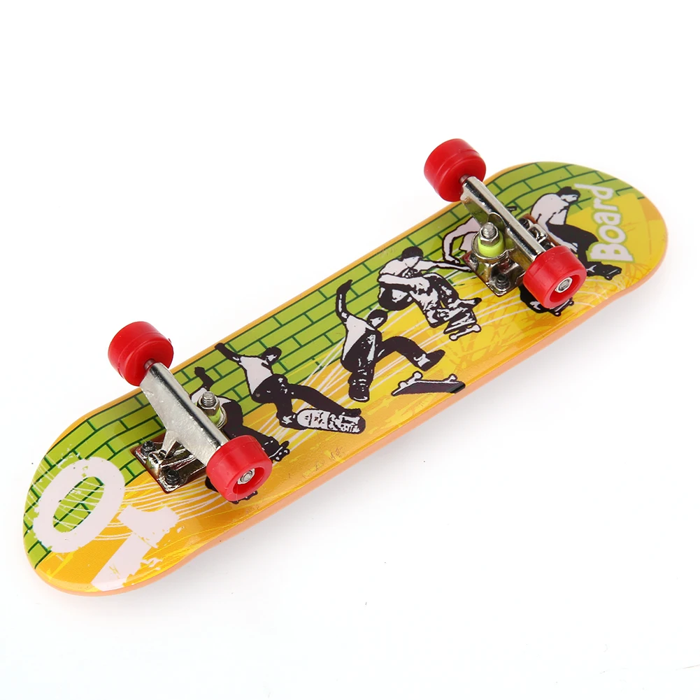 

Plastic Mini Finger Skating Board Table Game Toy Kids Alloy Skateboard Children Finger Skateboarding Fingerboard Scooter Skate