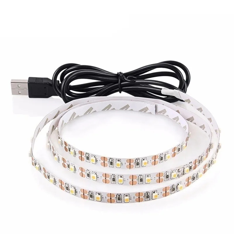 

5M Make Up Mirror Light String USB 5V Dressing Table Bathroom Flexible Tape Glow In The Dark Led Party Light Wedding Decoration