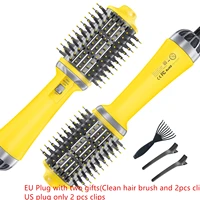 dropshipping one step hair dryer hot air brush hair straightener comb curling brush salon hair styling tools hair dryer brush