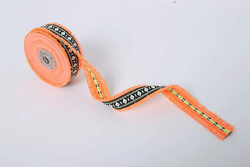 

1.4'' Colorful National Wind Jacquard Ribbon Wedding Party Decoration Gift Craft Sewing Ribbon Cloth