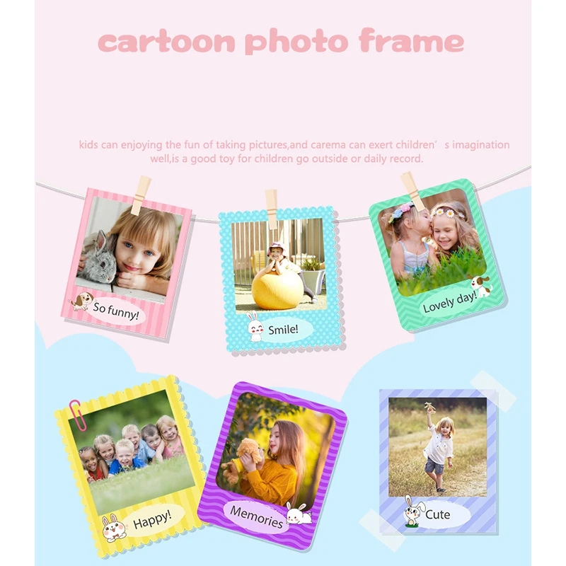 

Kids Camera Children Cartoon Video Camera 2.0 Inch 2000W Pixels Perfect Gift Toys for Boys Girls